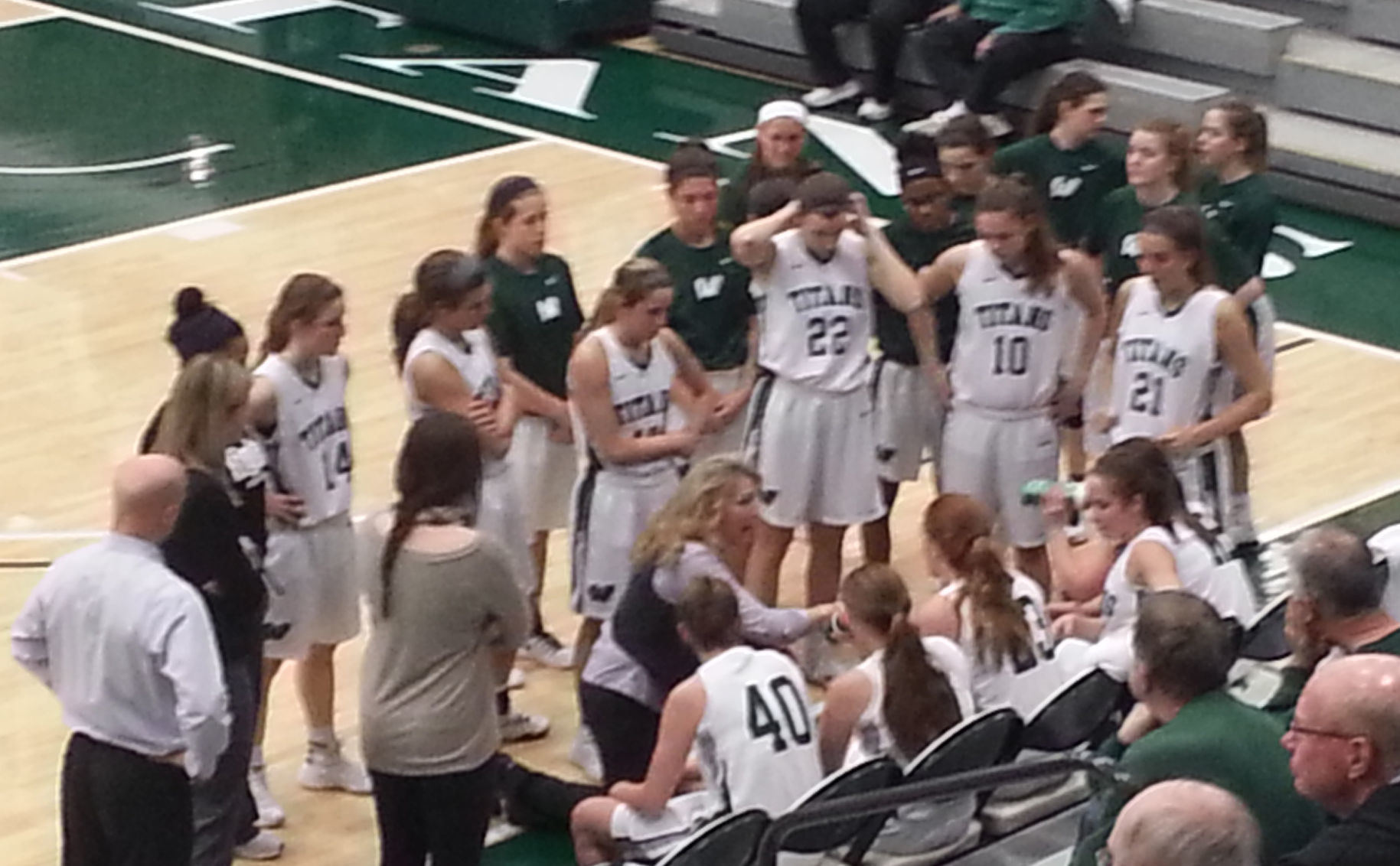 IWU women timeout 2-15